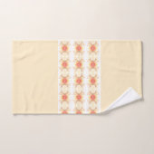  en legant crème en koraal bad handdoek (Handdoek)