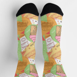  en leuk patroontje van ijsfriet sokken