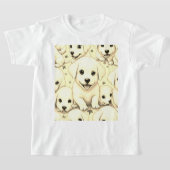  en leuke puppies T-shirt (Laagn)