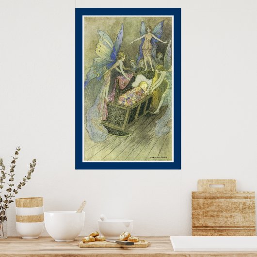 En, liefje zingend rond je bed poster (Keuken)