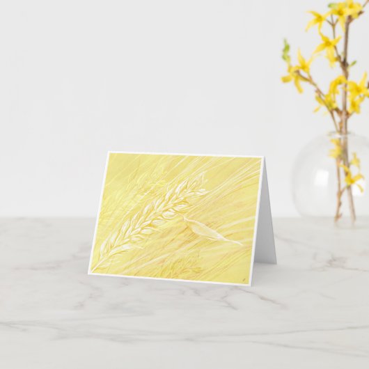 En mag u bloeien… kaart (Gele Bloem)