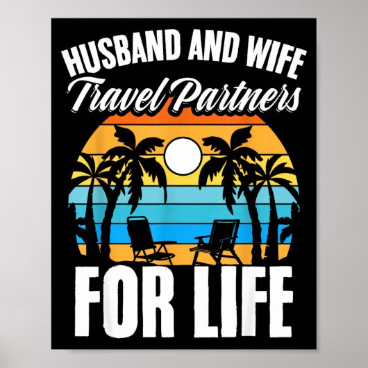 En Man En Vrouw Reizen Samen Leven Poster (Voorkant)