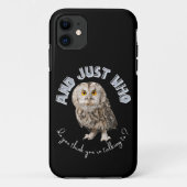 En met wie denk je dat je praat? Case-Mate iPhone case (Achterkant)