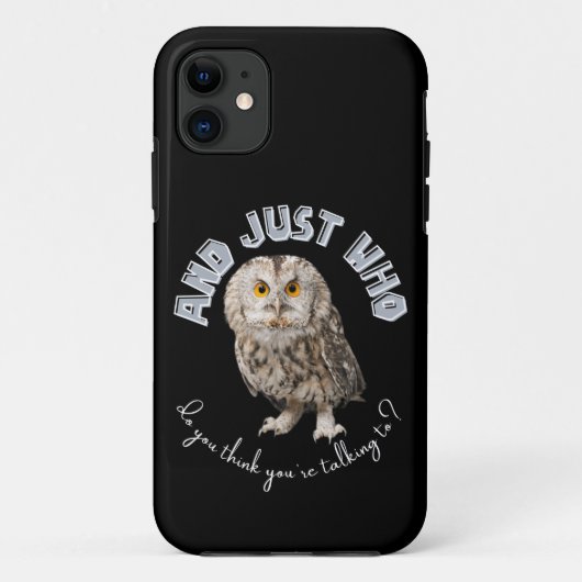 En met wie denk je dat je praat? Case-Mate iPhone case (Achterkant)