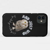 En met wie denk je dat je praat? Case-Mate iPhone case (Achterkant (horizontaal))