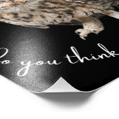 En met wie denk je dat je praat? foto afdruk (Hoek)