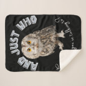 En met wie denk je dat je praat? sherpa deken (Voorkant (horizontaal))