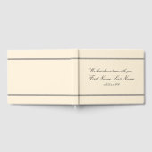  en minimalistische condoleances Guestbook Gastenboek (Volledig)