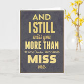 En Misser You van I nog meer dan u Misser Misser Kaart (Gele Bloem)