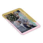  en moderne geometrische Prettige feestdagen foto Magneet (Rechterzijde)