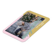  en moderne geometrische Prettige feestdagen foto Magneet (Linkerzijde)