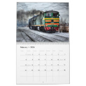  en moderne treinkalender kalender (Feb 2026)