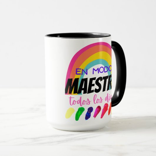 En modo Maestra/Teacher mood Mok (Voorkant rechts)