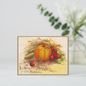 en mooie Thanksgiving Feestdagenkaart (Staand voorkant)