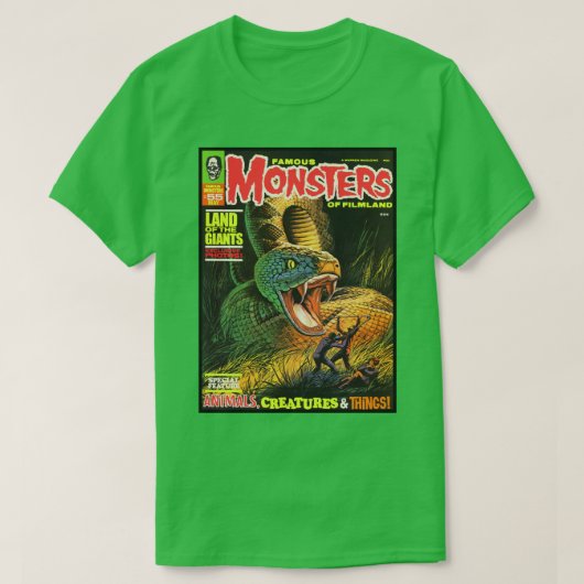 EN NOG EEN BEROEMD MONSTER VAN FILMLAND COVE T-SHIRT (Design voorkant)