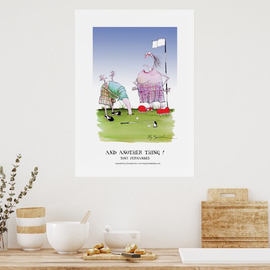 En nog iets anders, tony fernandes poster! poster (Keuken)