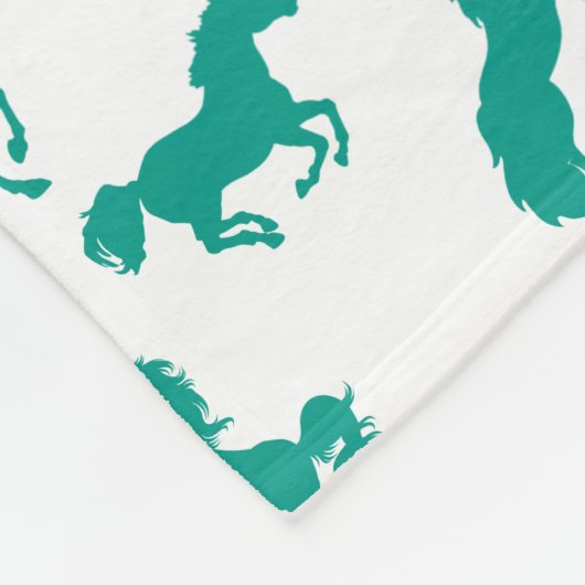 En nog meer Unicorns. Fleece Deken (Hoek)