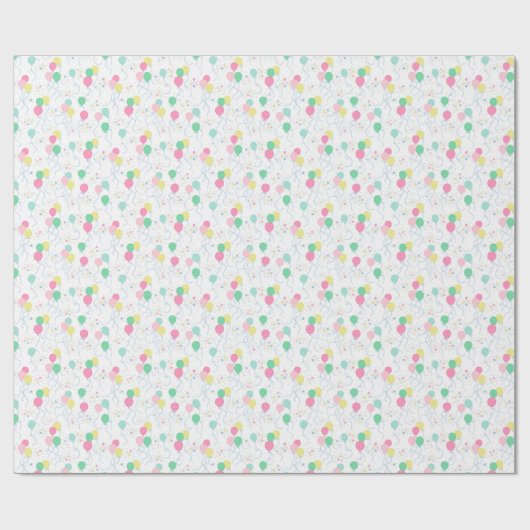 En nog veel meer ballon verjaardagscadeau wrap cadeaupapier (Vlak)