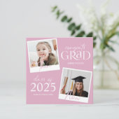 En nu | 2 Aankondiging foto-Afstuderen (Staand voorkant)