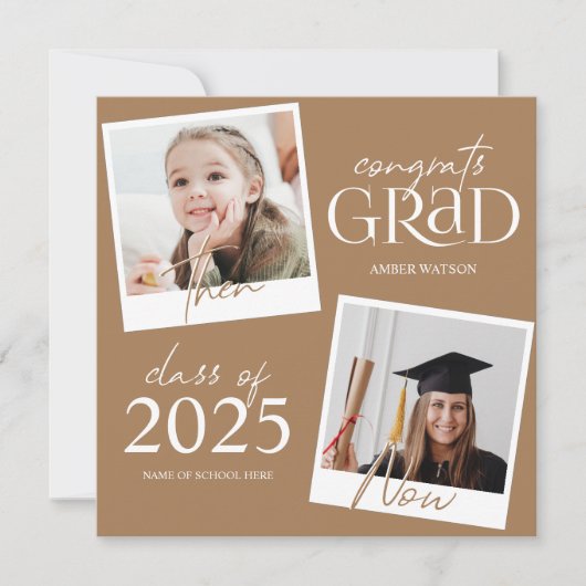 En nu | 2 Aankondiging foto-Afstuderen (Voorkant)