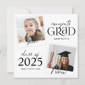 En nu | 2 Foto-Afstuderen Aankondiging (Voorkant)