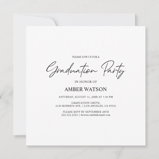 En nu | 2 Foto-Afstuderen Kaart (Achterkant)