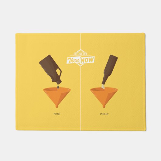 En nu: Beer Pong Deurmat (Voorkant)