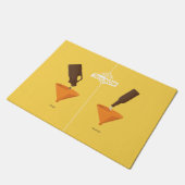 En nu: Beer Pong Deurmat (Schuin)