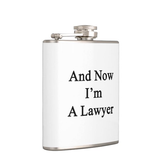 En nu ben ik advocaat heupfles (Rechts)