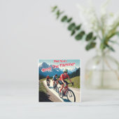 En nu laat ik de hamer vrouw fietsen vallen informatiekaartje (Staand voorkant)