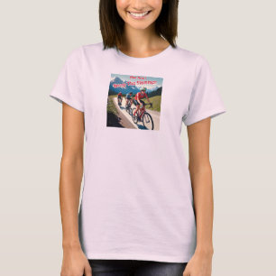 En nu laat ik de hamer vrouw fietsen vallen t-shirt