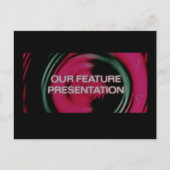 En nu, onze Feature-presentatie Briefkaart (Voorkant)