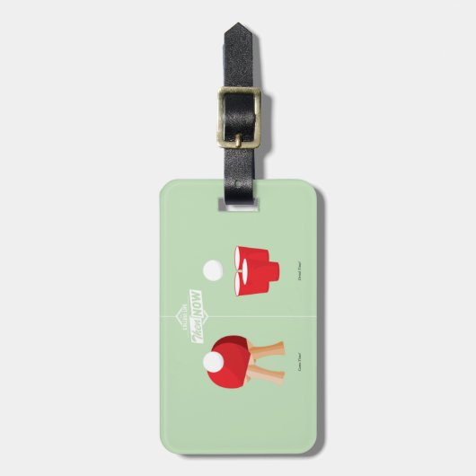 En nu: Ping Pong Bagagelabel (Voorkant verticaal)