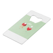 En nu: Ping Pong Creditkaart Flessenopener (Achterkant Gekanteld)