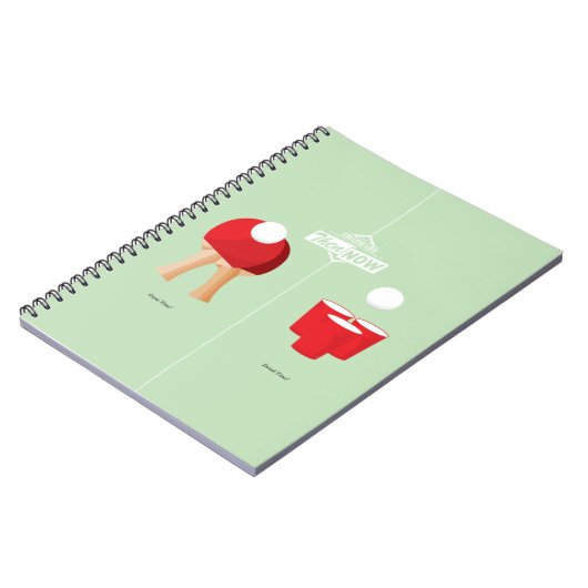 En nu: Ping Pong Notitieboek (Linkerzijde)