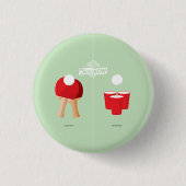 En nu: Ping Pong Ronde Button 3,2 Cm (Voorkant)