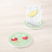 En nu: Ping Pong Zandsteen Onderzetter (Zijkant)