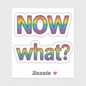 En nu? sticker (Vel)