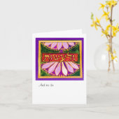 En om V'la'asot te doen Kaart (Gele Bloem)