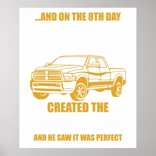 en op de 8e dag schiep god het vierkante lichaam e poster (Voorkant)