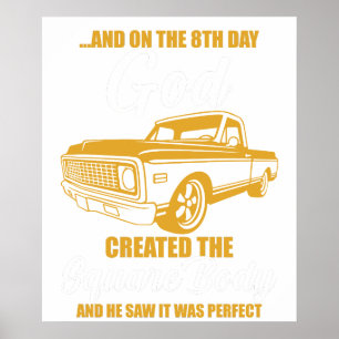en op de 8e dag schiep god het vierkante lichaam e poster