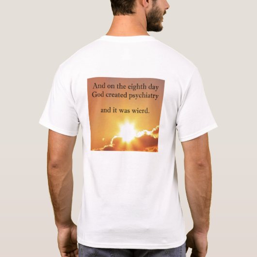 En op de achtste dag t-shirt (Achterkant)