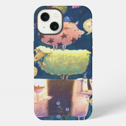 En op deze boerderij iPhone hoesje (Achterkant)