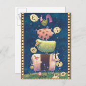 En op dit Boerderij Briefkaart (Voorkant / Achterkant)