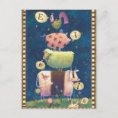 En op dit Boerderij Briefkaart (Voorkant)