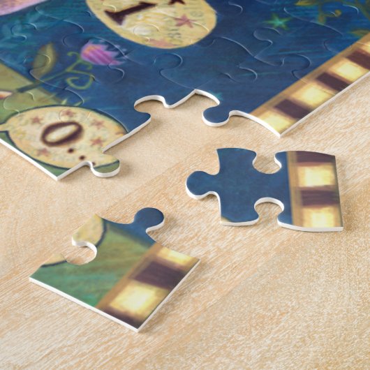 En op dit Boerderij Legpuzzel (Zijkant)