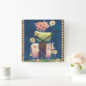 En op dit Boerderij Vierkante Klok (Huis)