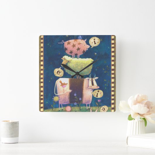 En op dit Boerderij Vierkante Klok (Huis)