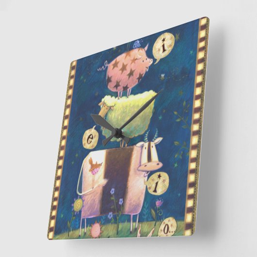 En op dit Boerderij Vierkante Klok (Hoek)