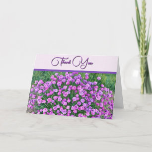 en Paarse - Thank You Card Kaart